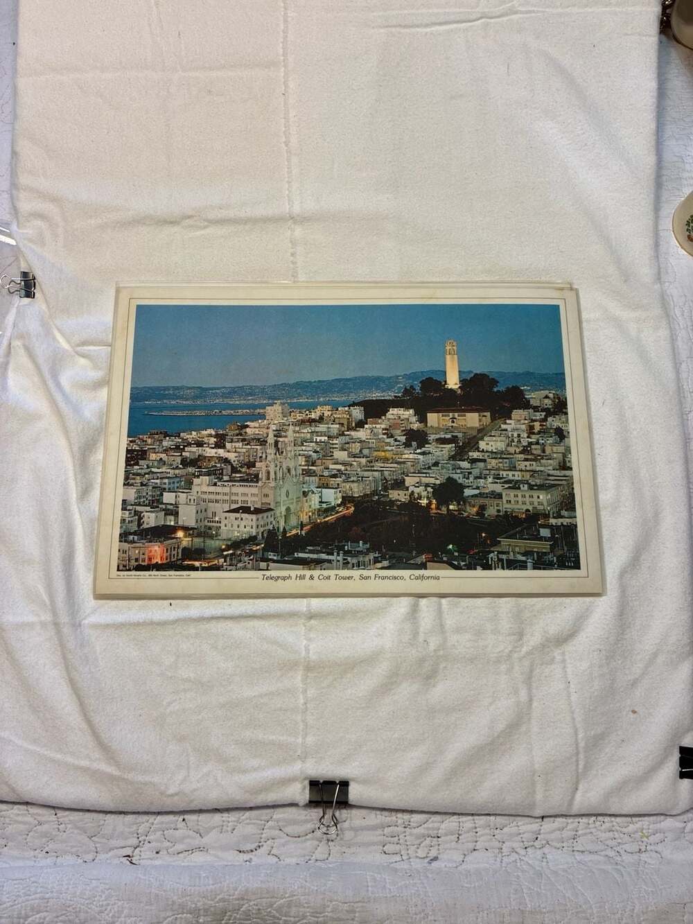 Vintage Smith Novelty Co. San Francisco Placemats Set of 4 - 11" x 17"